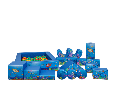 Under the sea softplay, a soft play set for hire from Bounce Mania