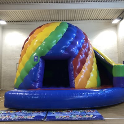 Candy Helter Skelter Slide Disco Dome, a disco dome for hire from Playdays Parties
