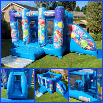 Party Activity Bounce and Slide, a bounce and slide combo for hire from KBS Inflatable Kingdom