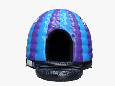 Purple & Blue Disco Dome, a disco dome for hire from Jump N Joy Inflatables