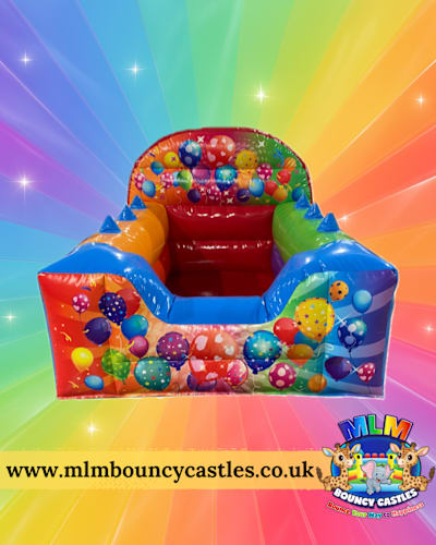 Party Ball Pit, a soft play set for hire from MLM Bouncy Castles