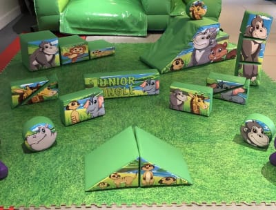 Jungle Soft Play, a soft play set for hire from Chloe's Castles