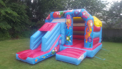12ft x 18ft Party Bounce and Slide, a bounce and slide combo for hire from Abc Party Hire