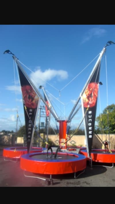 Super Bungee Trampolines, a inflatable game for hire from Animal Bouncers
