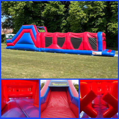 55ft Extreme Assault Course, a assault course for hire from KBS Inflatable Kingdom