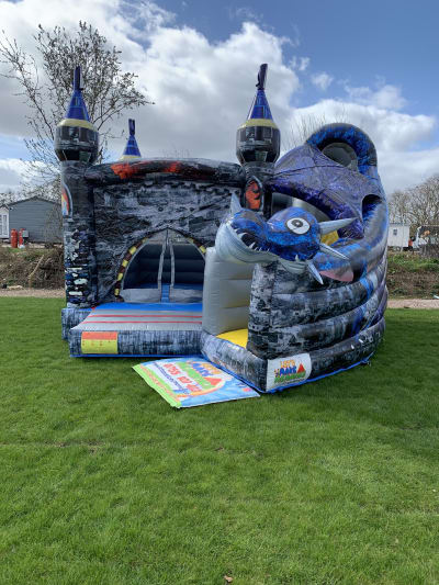 Dragon Bounce n Slide, a bounce and slide combo for hire from Let's Make Memories