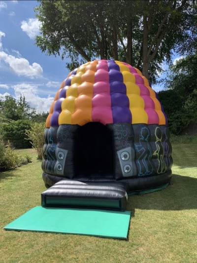 Disco Dome, a disco dome for hire from Harry's Quads 'N' Castles