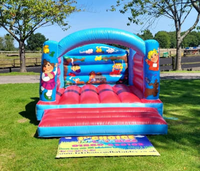 Bouncy Castle Tiny Tots themed 11ft x 9ft, a toddler inflatable for hire from 1st Choice Inflatables
