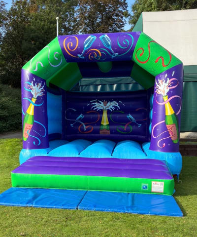 Celebration Bouncy Castle, a bouncy castle for hire from Harry's Quads 'N' Castles