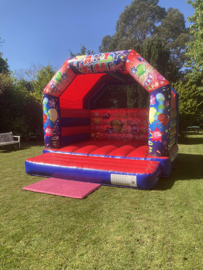 15x15 PARTY TIME ADULT BOUNCY CASTLE, a adult bouncy castle for hire from Wallington Bouncy Castles