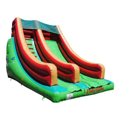 15 x 25ft Farmyard Super Slide, a inflatable slide for hire from JV Bouncy Castle Hire