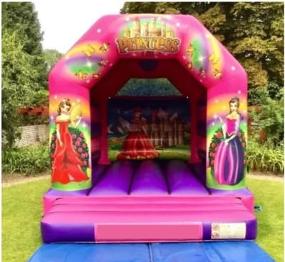 Princess Bouncy Castle, a bouncy castle for hire from Happy Days Bouncy Castles