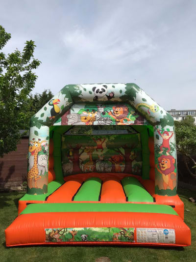 Jungle Themed Bouncy Castle, a bouncy castle for hire from Chloe's Castles