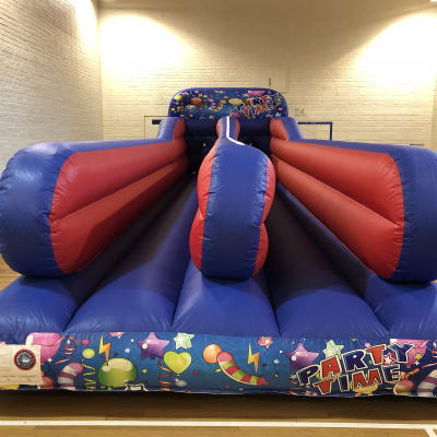 Bungee Run, a assault course for hire from Playdays Parties