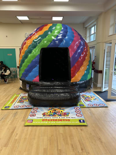 Mini Candy Disco Dome, a disco dome for hire from Jump N Joy Inflatables