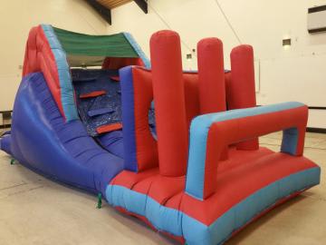 Bish Bash Obstacle Course, a assault course for hire from Bouncy Castle Club