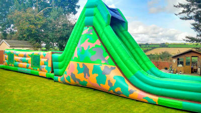 Hire an inflatable assault course for your party