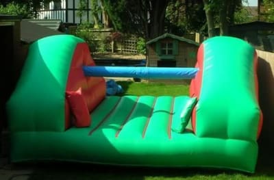 Pillow Bash, a inflatable game for hire from Harry's Quads 'N' Castles