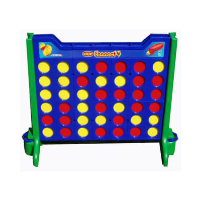Connect 4, a inflatable game for hire from Jumping Jacks