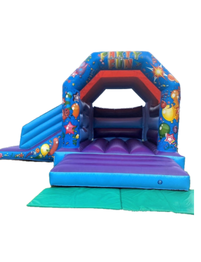 15ft x 18ft Party Combi, a bouncy castle for hire from Bounce Mania