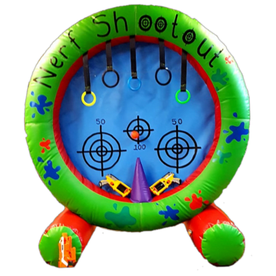 Foam Dart Shootout, a inflatable game for hire from Epic Inflatables & Soft Play Hire