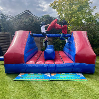 Pillow Bash, a inflatable game for hire from KBS Inflatable Kingdom