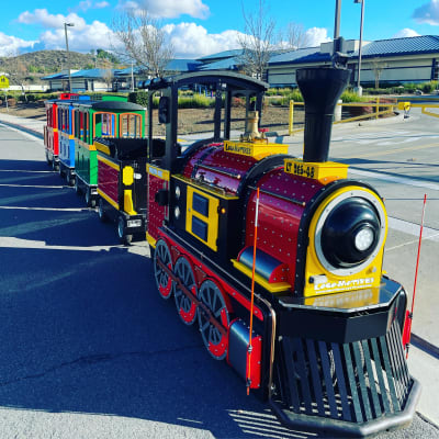 Trackless Train party rental