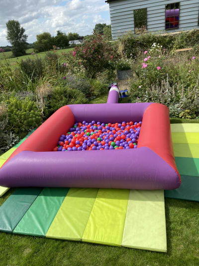 Inflatable Ball Pool, a soft play set for hire from Sploj