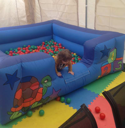 Large Ball Pit, a soft play set for hire from Bouncy Castles Surrey
