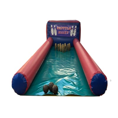Large Skittle Alley, a inflatable game for hire from Jumping Jacks