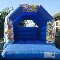 EMOJI BOUNCY CASTLE 15FT vs 11ft, a bouncy castle for hire from All Bounce Surrey