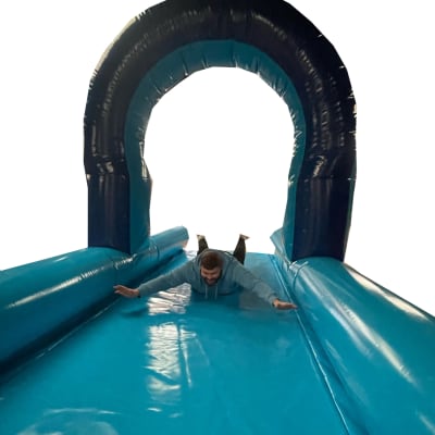 Slip & Slide, a inflatable slide for hire from Jumping Jacks