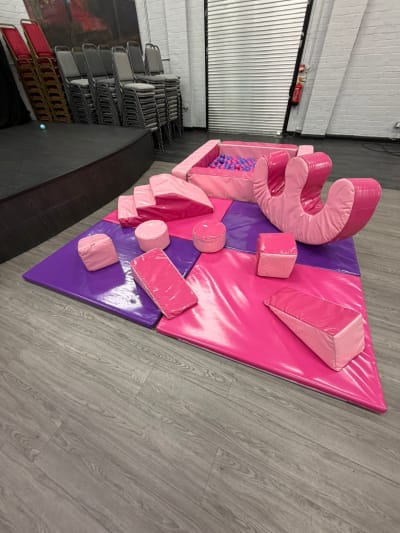 Pink Midi Soft Play & Ball Pit Package, a party package for hire from Let's Make Memories