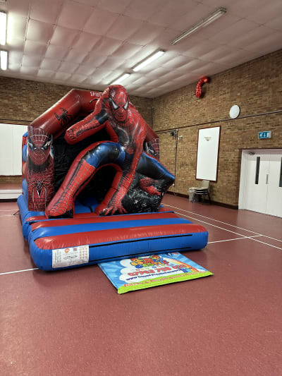 Spider Man Bouncy Castle, a bouncy castle for hire from Bouncy Castle Fun World