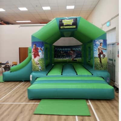 Football Bounce and Slide, a bounce and slide combo for hire from Bounce Again