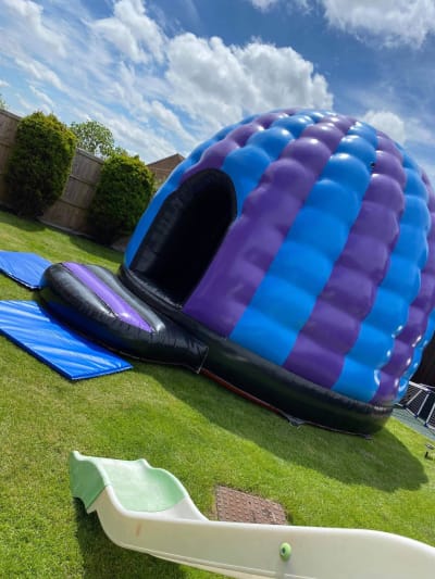 Disco Dome - Suitable for adults, a disco dome for hire from Chloe's Castles