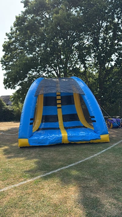 Warrior Wall, a inflatable game for hire from Bouncing Happy