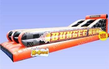 10 x 35 Bungee Run, a assault course for hire from Alpha Bouncy Castles & Events