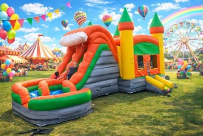 Inflatable Wet Slide