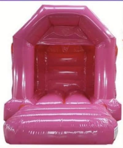 10x8 Glossy Pink Bouncy Castle, a bouncy castle for hire from Wallington Bouncy Castles