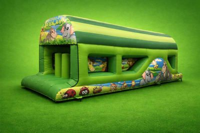 Jungle fun run, a assault course for hire from Croydon Bouncy Castles