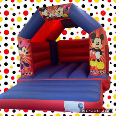 Mickey Mouse Bouncy Castle, a bouncy castle for hire from Chloe's Castles
