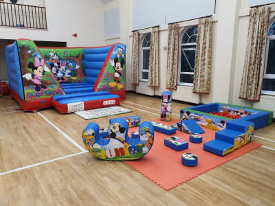Character Bouncy Castle & Soft Play Package, a party package for hire from Allsorts Inflatables