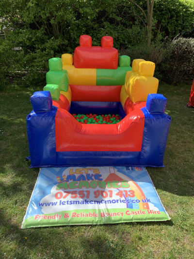 Lego Ball Pool, a soft play set for hire from Let's Make Memories