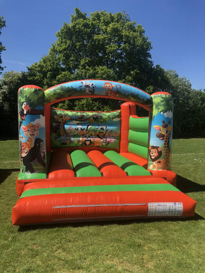 12ft x 15ft Safari Park Bouncy Castle, a bouncy castle for hire from Rick's Castles