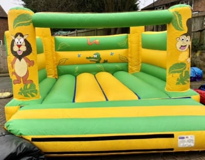 Jungle Bouncy Castle, a bouncy castle for hire from Happy Days Bouncy Castles