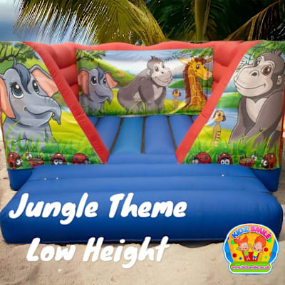Jungle Theme Low Height Castle, a bouncy castle for hire from Kidz Smile