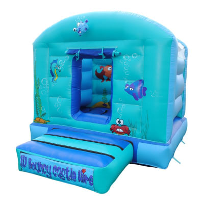 9 x 11ft 'Sea Life' Bouncy Castle, a bouncy castle for hire from JV Bouncy Castle Hire
