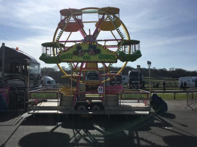 Mini Wheel, a toddler inflatable for hire from Animal Bouncers