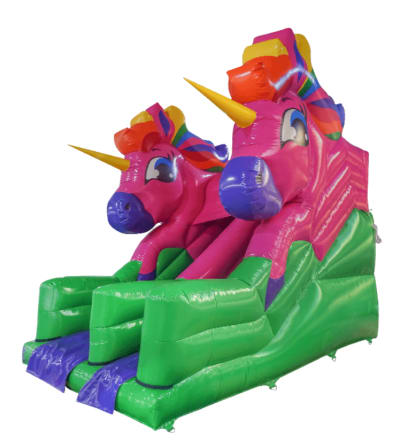 10FT Mega 3D Unicorn Slide, a inflatable slide for hire from Bounce N Fun
